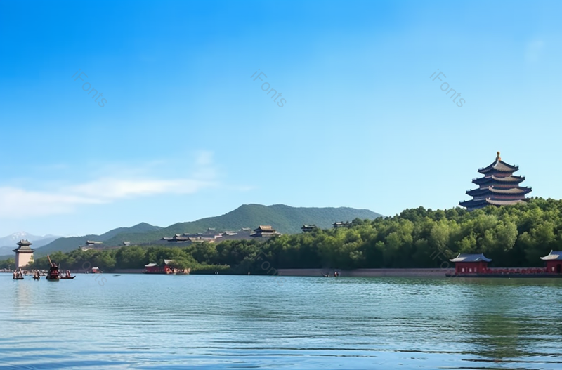 户外室外景色景点远处亭台阁楼实拍摄影图,高清,摄影图,摄影图片,图片大全,摄影图免费下载